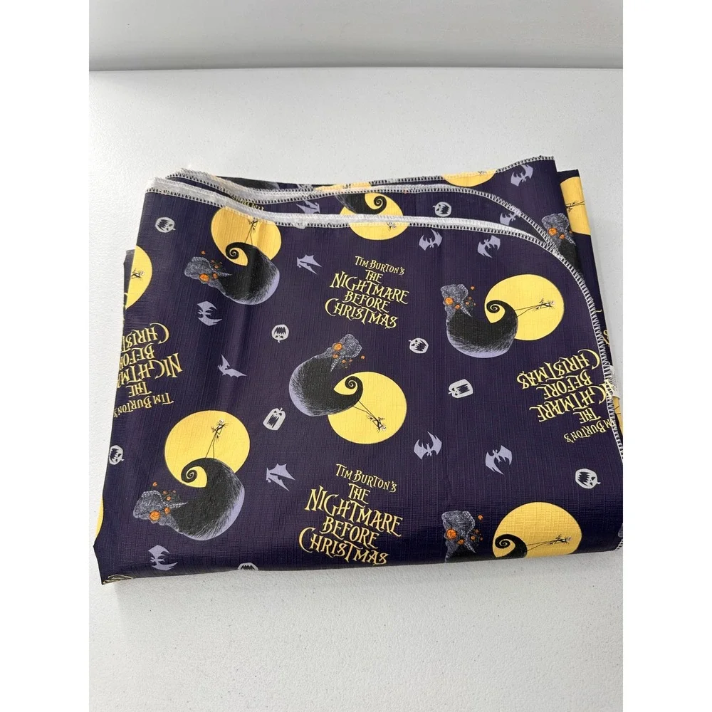 Disney Nightmare Before Christmas Tablecloth Jack Skellington Vinyl 60x102 Inch